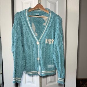 Taylor swift 1989 blue cardigan